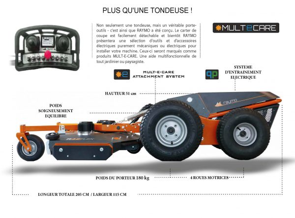 Tondeuse électrique télécommandée Torpedo de RAYMO – Image 4
